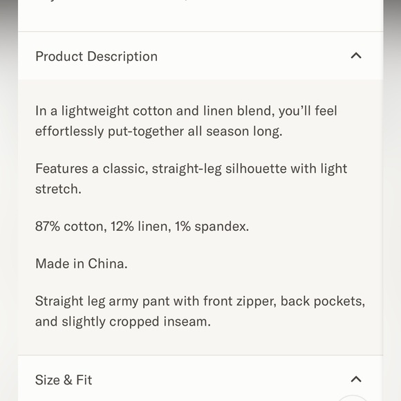 Jenni kayne Cotton Linen Ranger Trouser - Picture 4 of 9